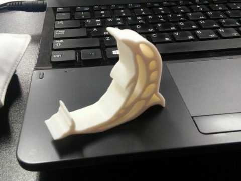 Dolphin phone holder 3D model