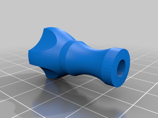 3D Gopro thumb screw model
