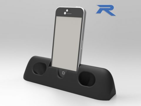 iPhone 5 Amplifier Dock 3D model