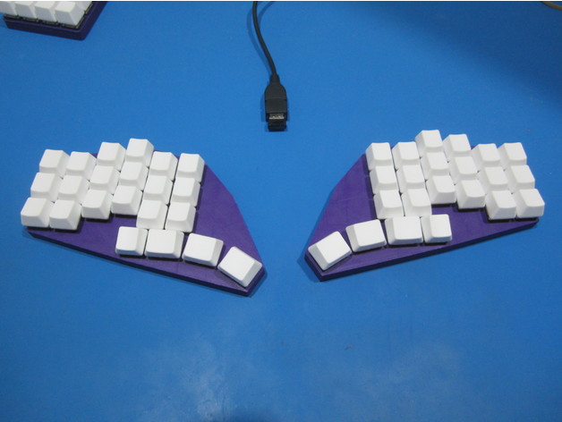 Jemini split keyboard 3D model
