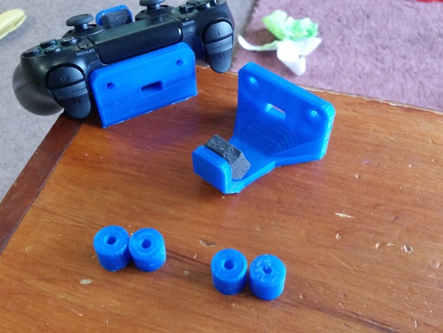 3D Ps4 playstation controller wall mount model