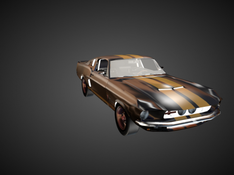 1967 Shelby Ford Mustang 3D model