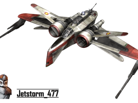 Star Wars ARC-170 Fighter 3D model