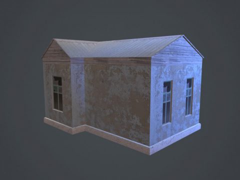 Abandoned house 3D model