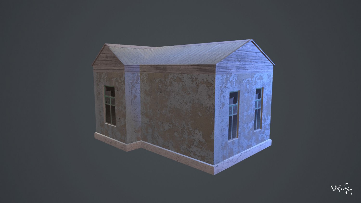 Abandoned house 3D model