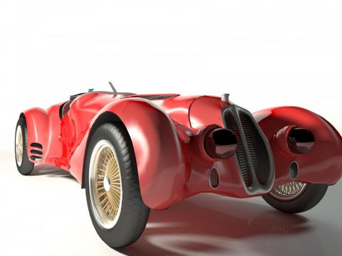 Alpha Romeo 1937 3D model