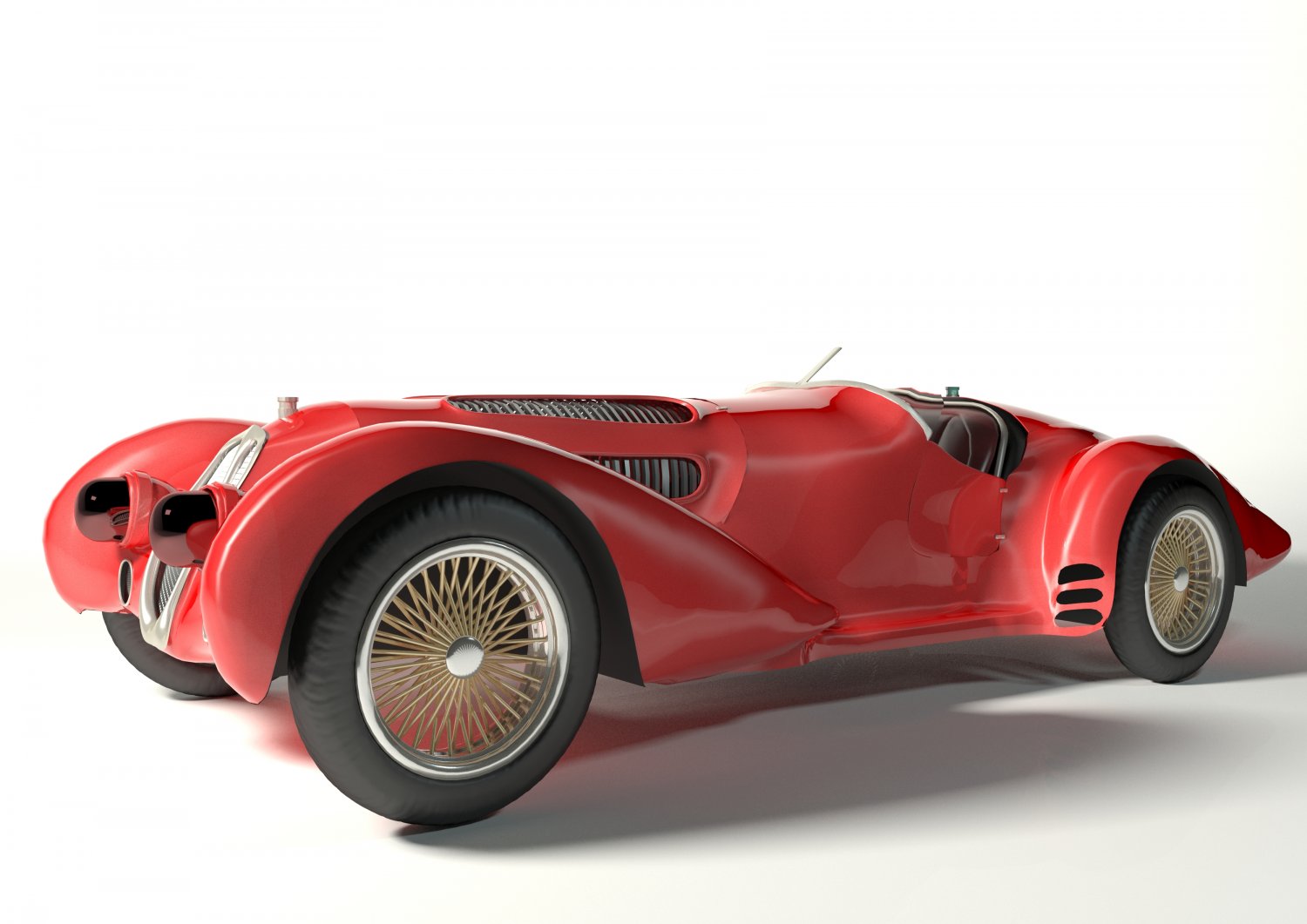 3D Alpha Romeo 1937 model