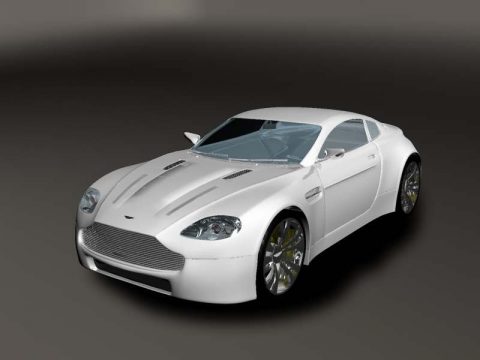 Aston Martin V8 3D model