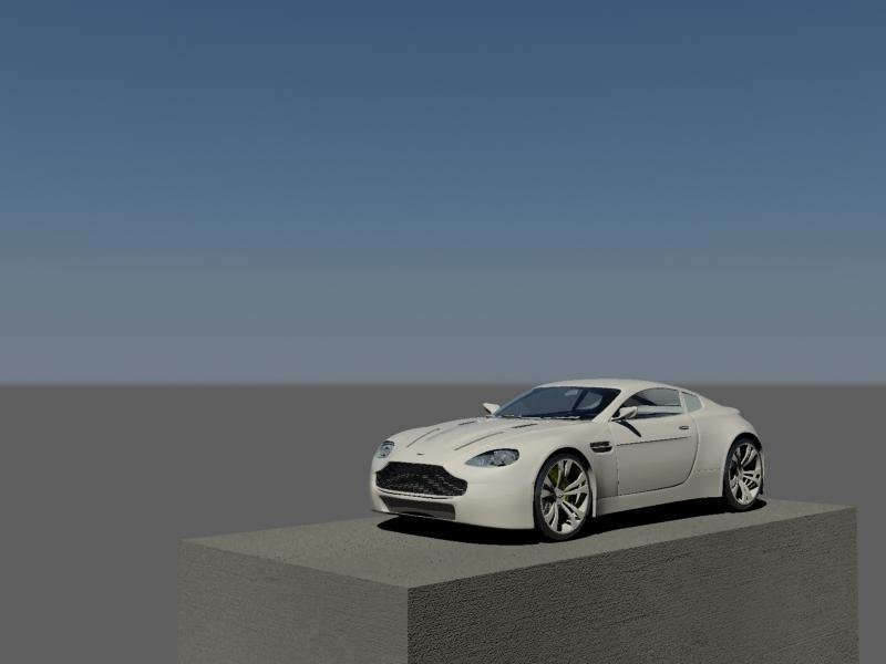 3D Aston Martin V8 model