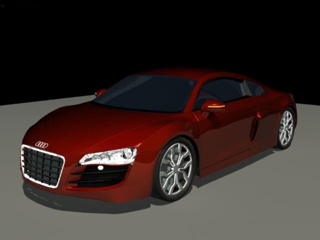 3D Audi R8 model