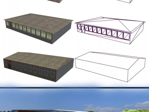 Building Pack 3D model