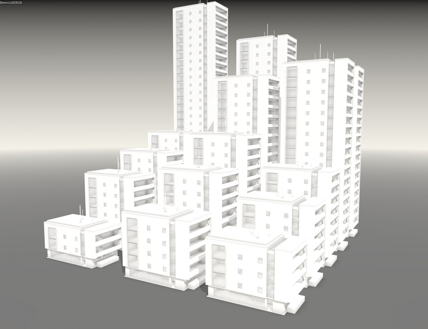 Buildings 3D model