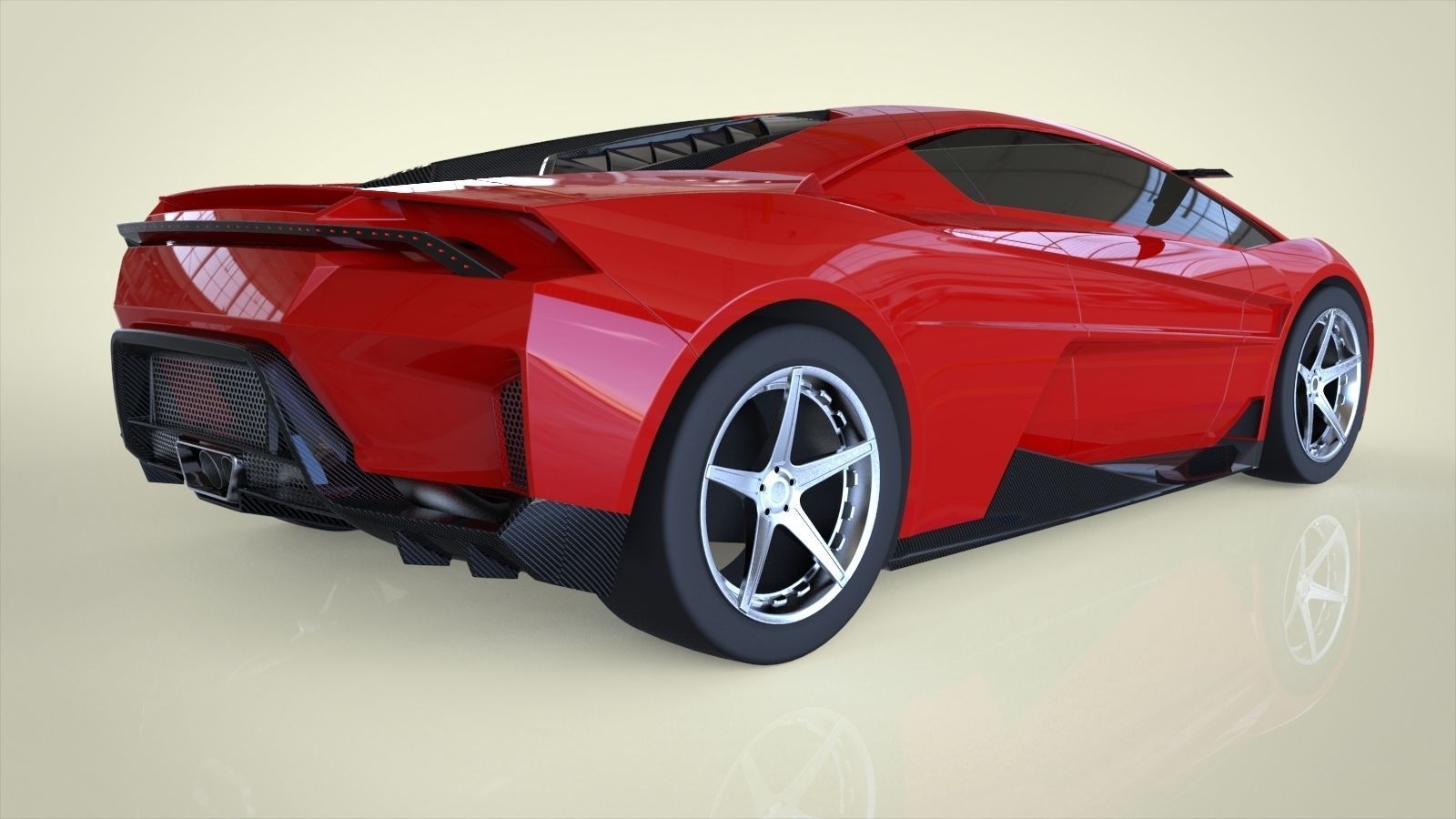3D CONCEPT SPORTS CAR model
