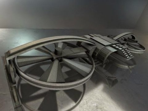 Controllable Drone - Blender Game Engine 3D model