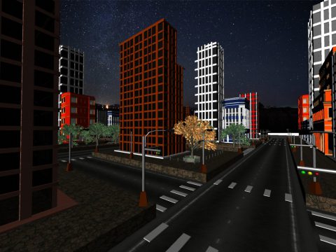 City Road 3d Model Free Download
