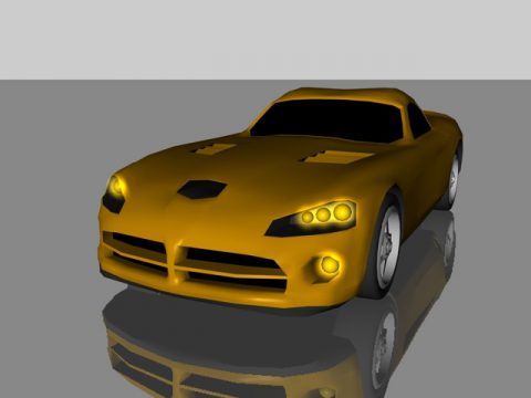 Dodge Viper 3D model