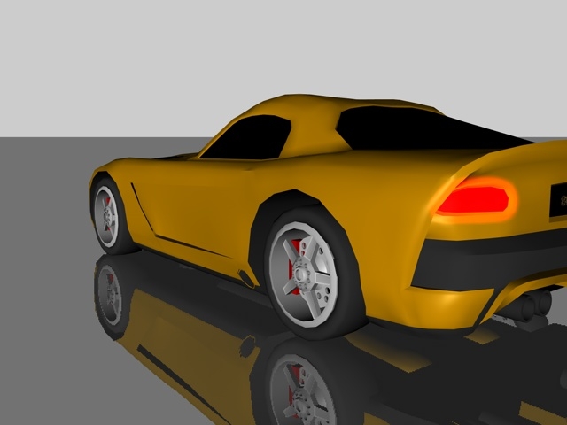 3D Dodge Viper model