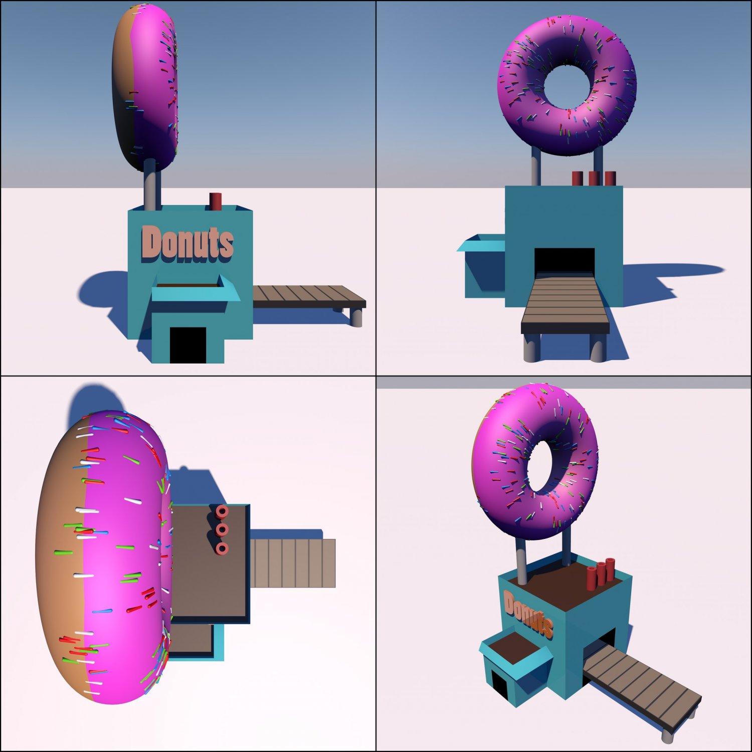 Donut 3D model