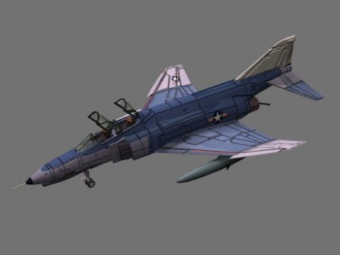 F-4 Phantom 3D model