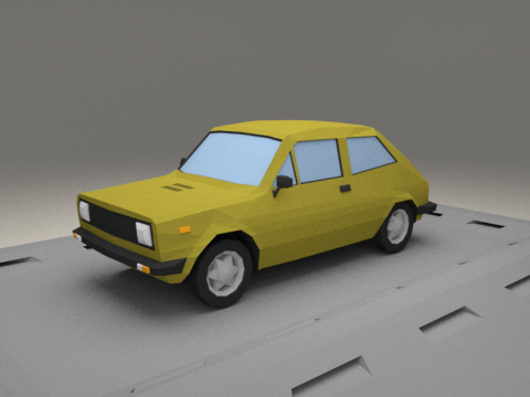 3D Fiat 127 A model