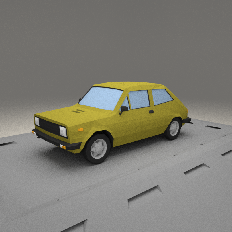 3D Fiat 127 A model