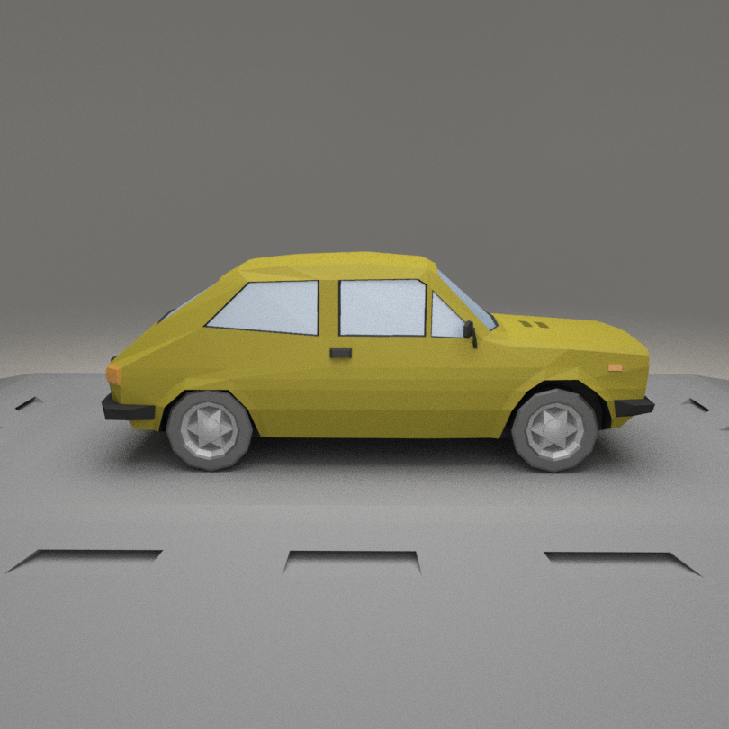 Fiat 127 A 3D model