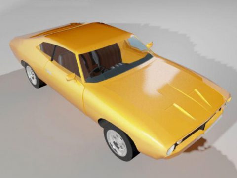 Ford Falcon XB 351 GT Coupe 1973 3D model