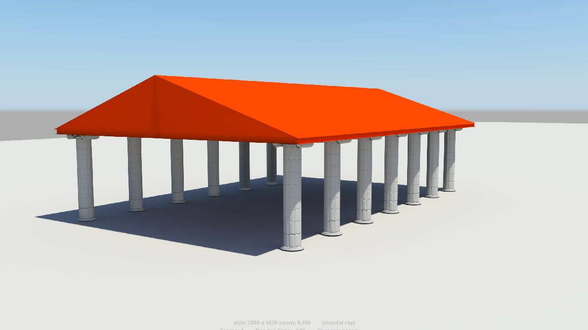 Greek Column 3D model