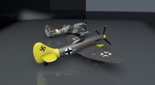 3D Hawker Tempest Mk.V  model