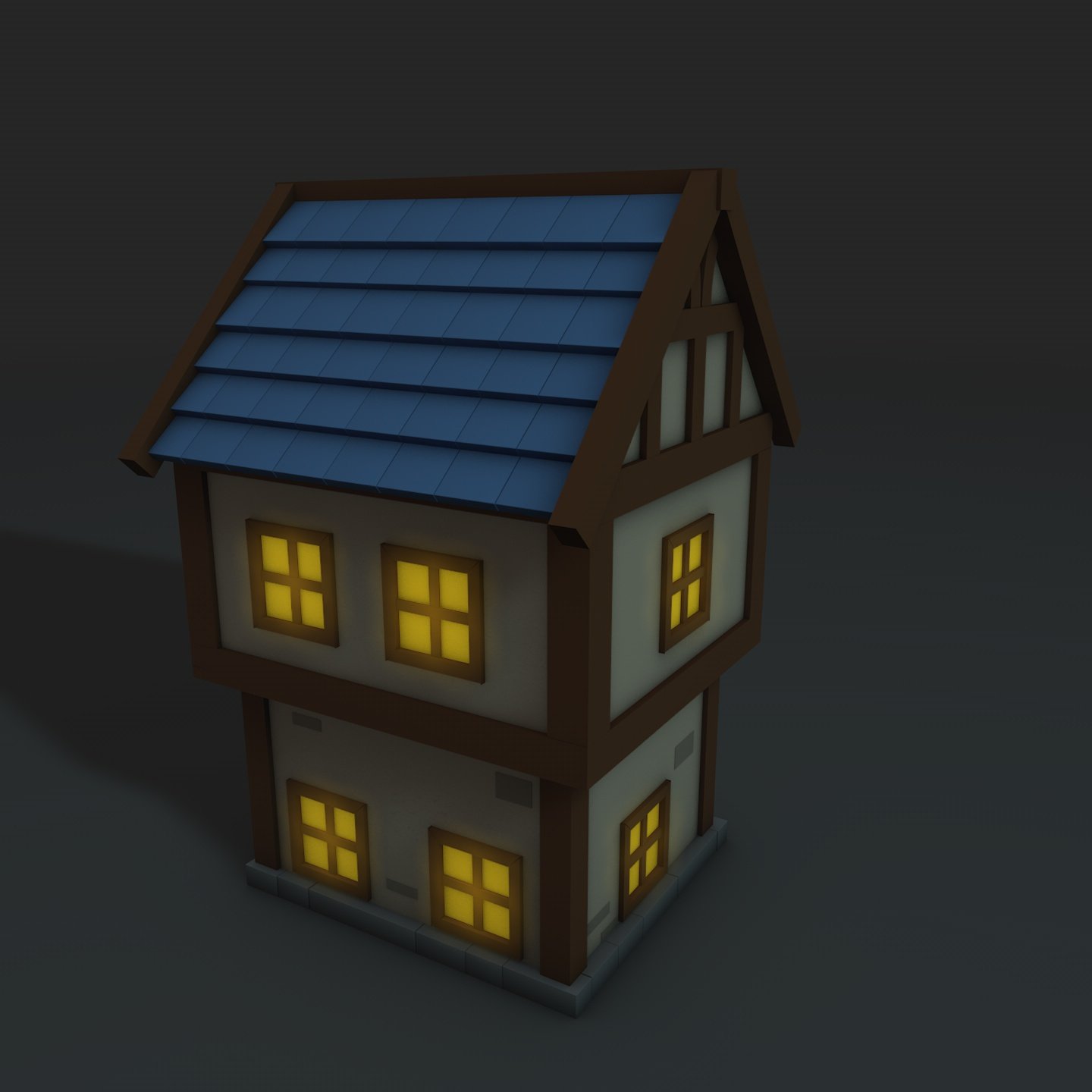 House of the Middle Ages 3D model