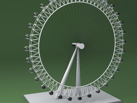 London Eye 3D model