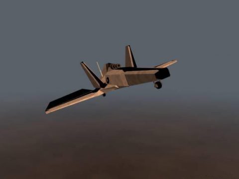 Low Poly Air Drone 3D model