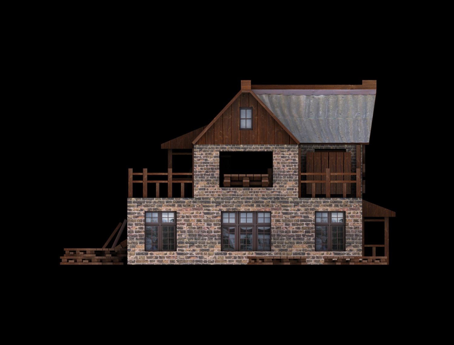 Low Poly Building Collection