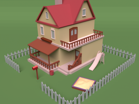 Low-Poly House 3D model