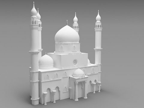 Masjid Clay 3D model