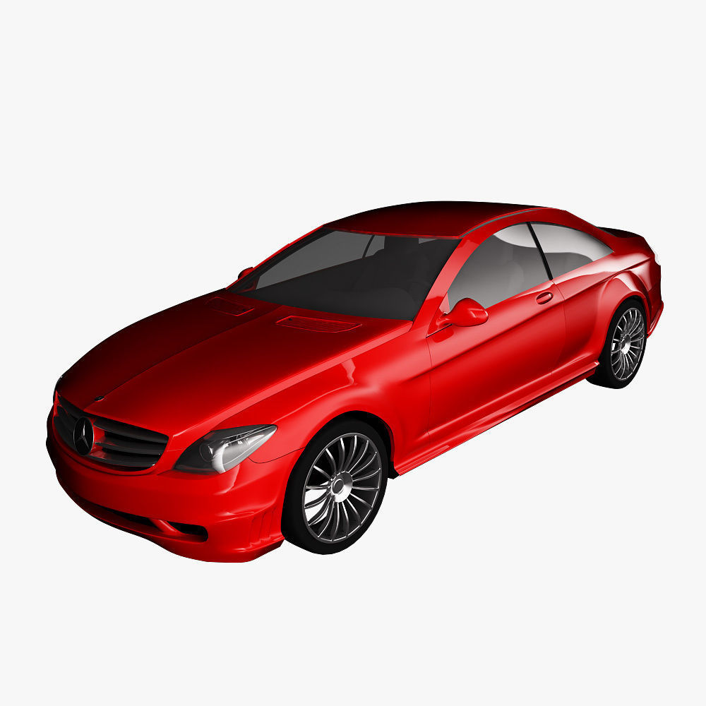 3D Mercedes-Benz CL600 2007 model
