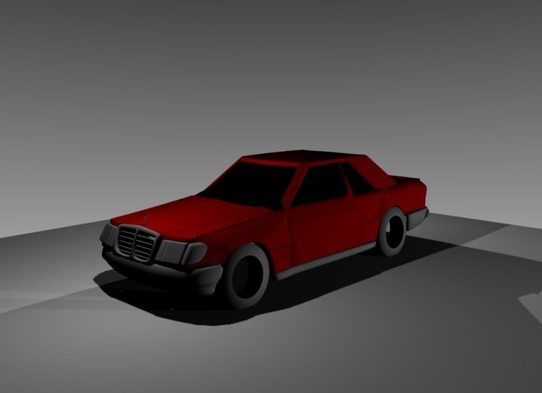 Mercedes Benz W124 Coupe 3D model
