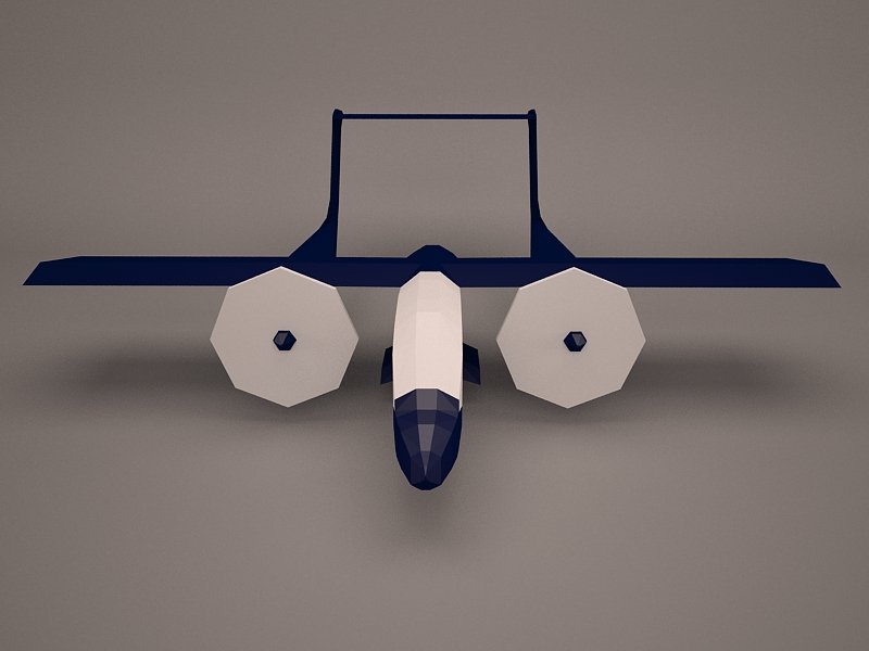 Military Aircraft 52 3D model