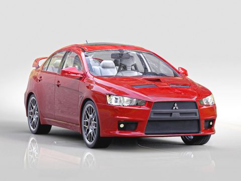 Mitsubishi Evolution X 3D model