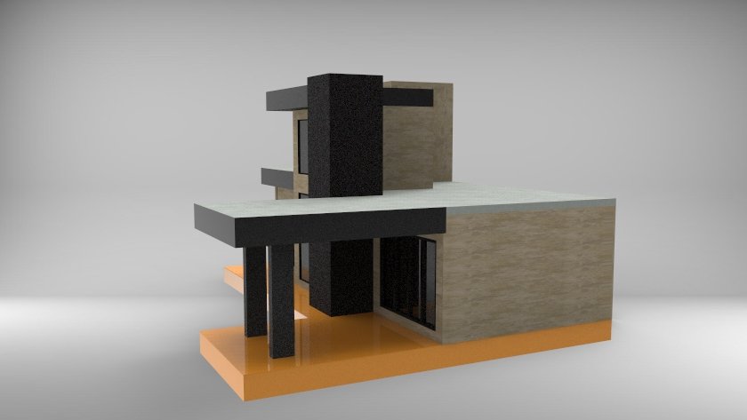 3D Modern House model