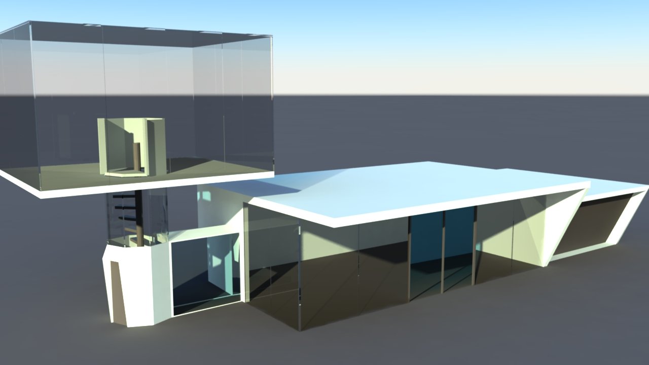 Modern Style House 3D model
