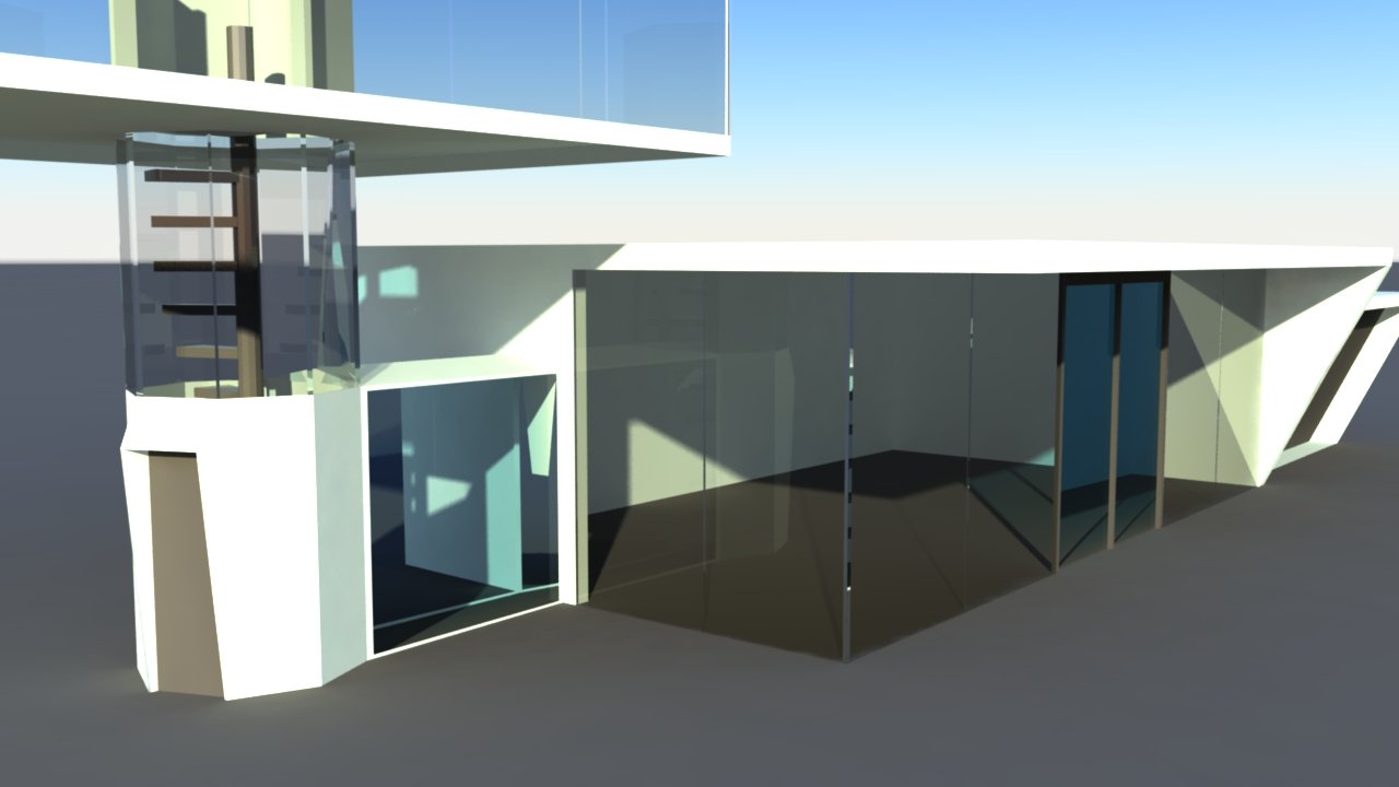 3D Modern Style House model
