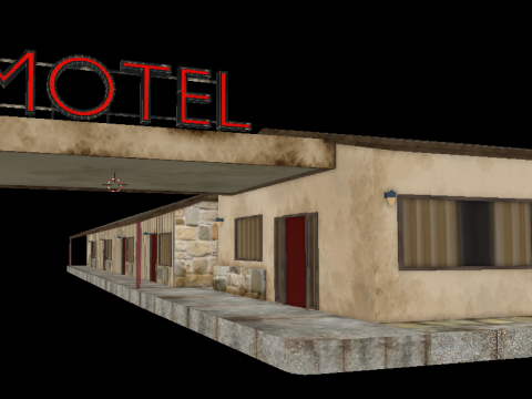 Motel 3D model
