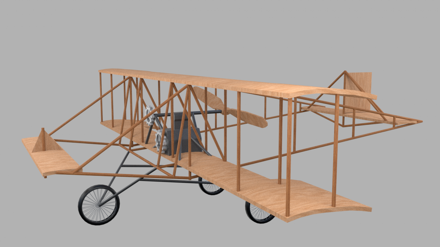 Old Plane 3D model