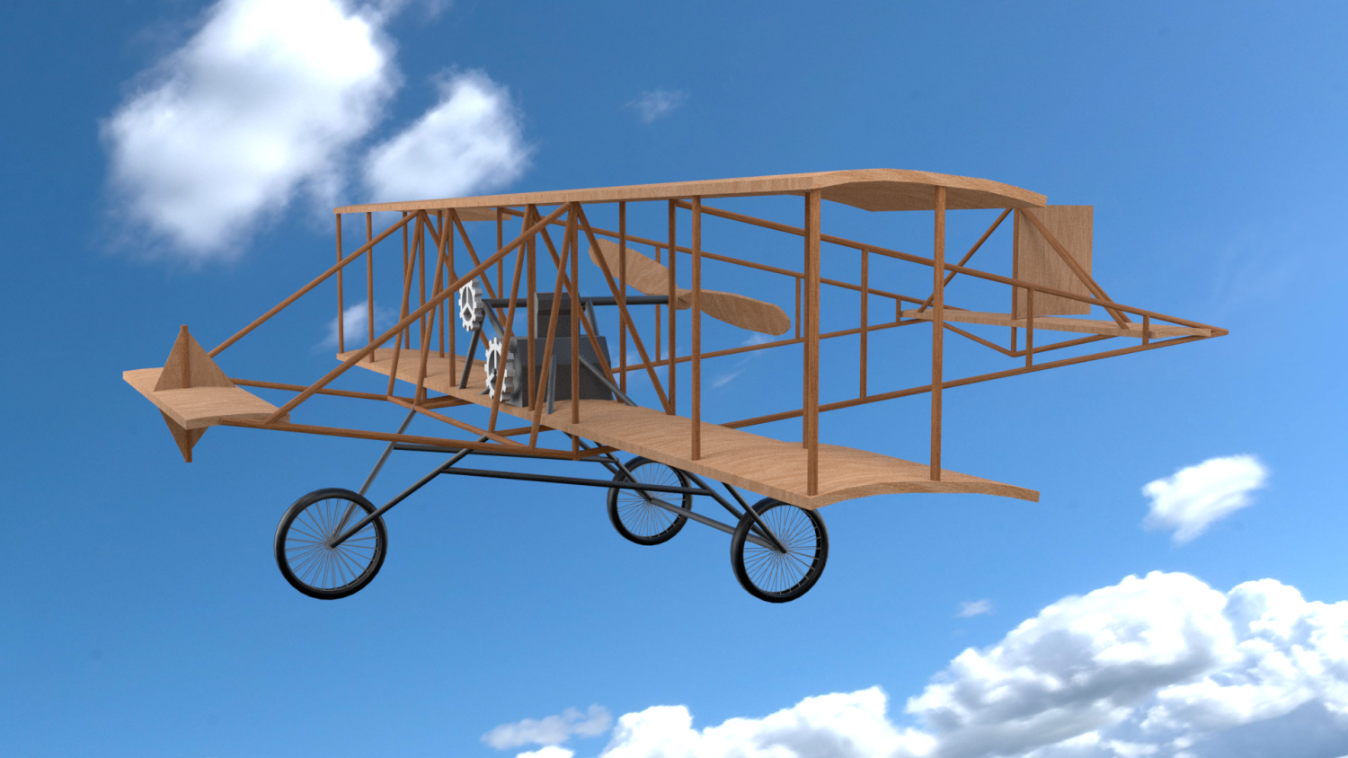 3D Old Plane model