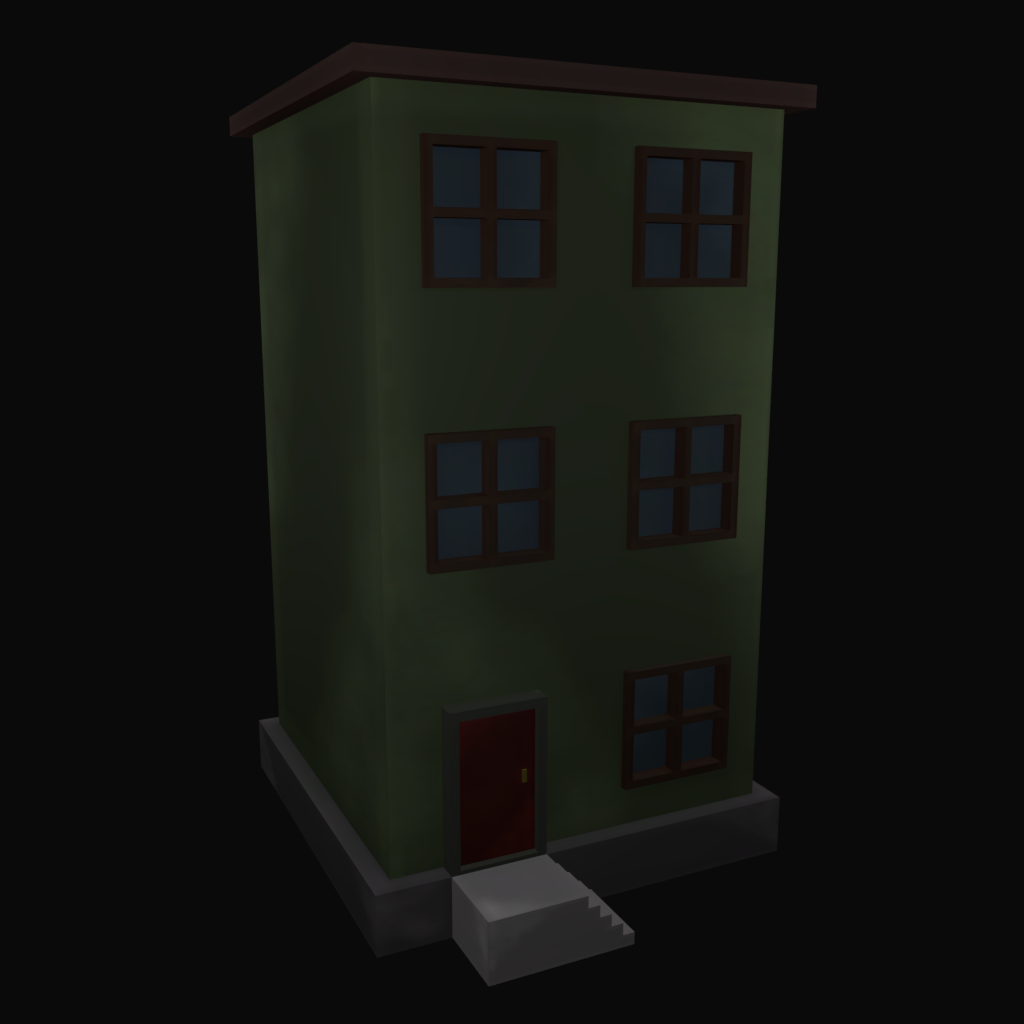 3D Old house model