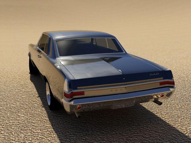 3D Pontiac GTO 1965 model