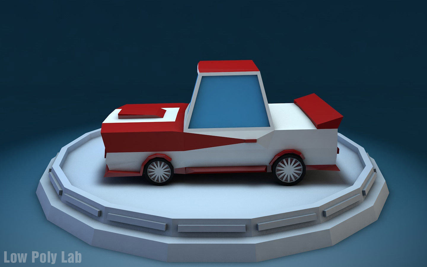 3D Racing Car model