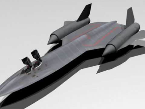 SR-71 Blackbird 3D model