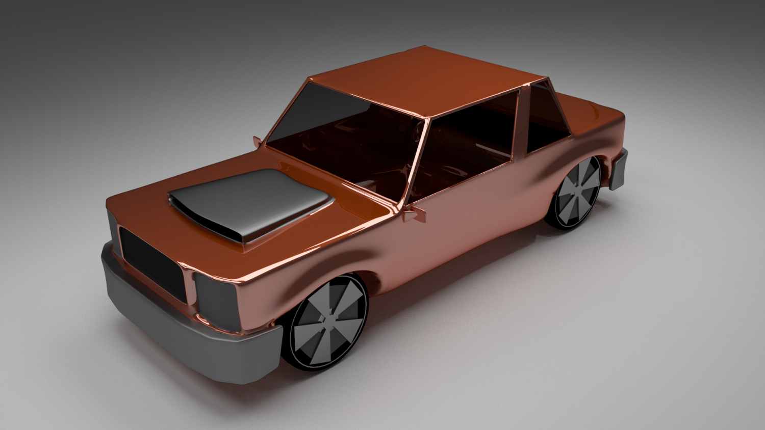 Simple car 3D model